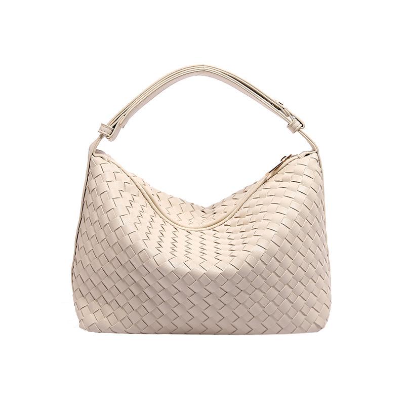 Fashion explosion high-end woven bag women's 2024 spring and summer new retro foreign style handbag commuter armpit bag