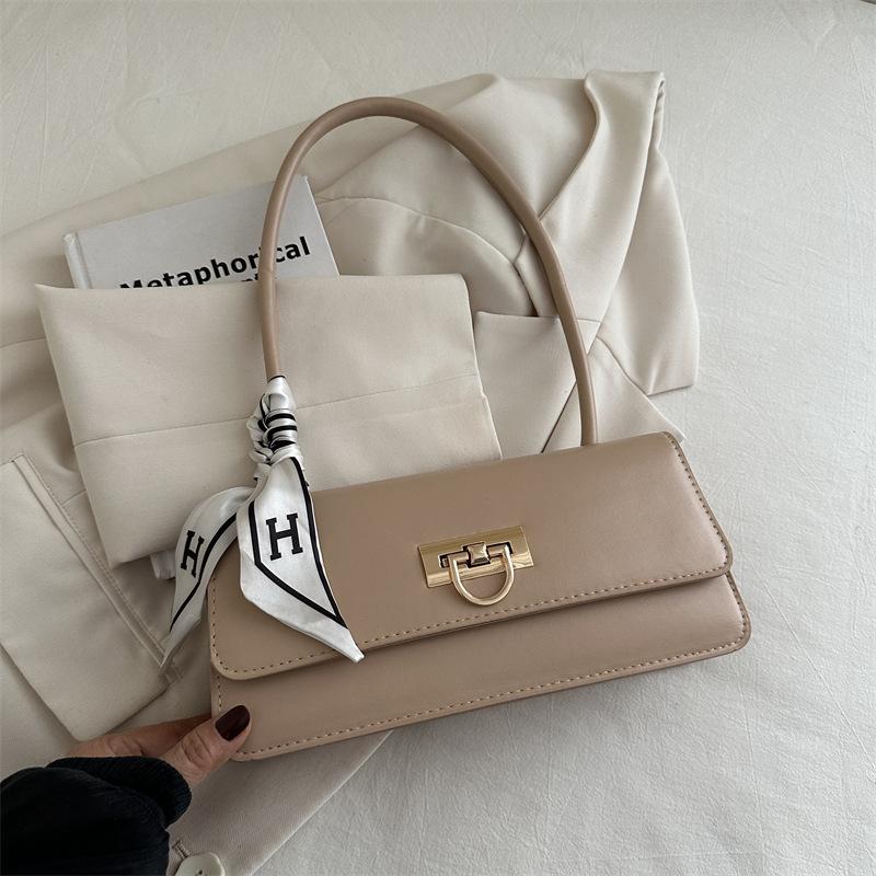 Summer bag women's 2024 new high-end texture niche handbag versatile women's explosive shoulder armpit bag