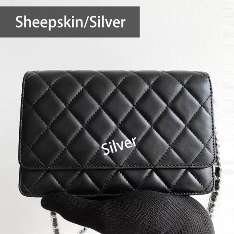 Stylish and simple small square bag female designer high-quality leather chain diamond bag mobile phone crossbody fortune bag