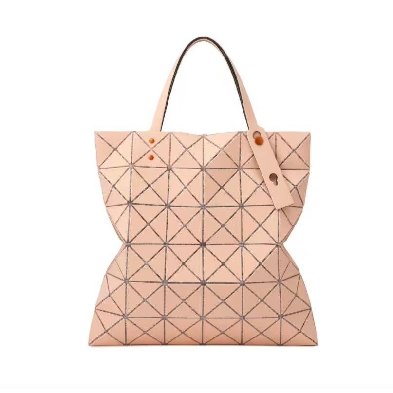 New 6-grid matte matte diamond bag, shoulder underarm bag, portable messenger women's bag, tote bag.