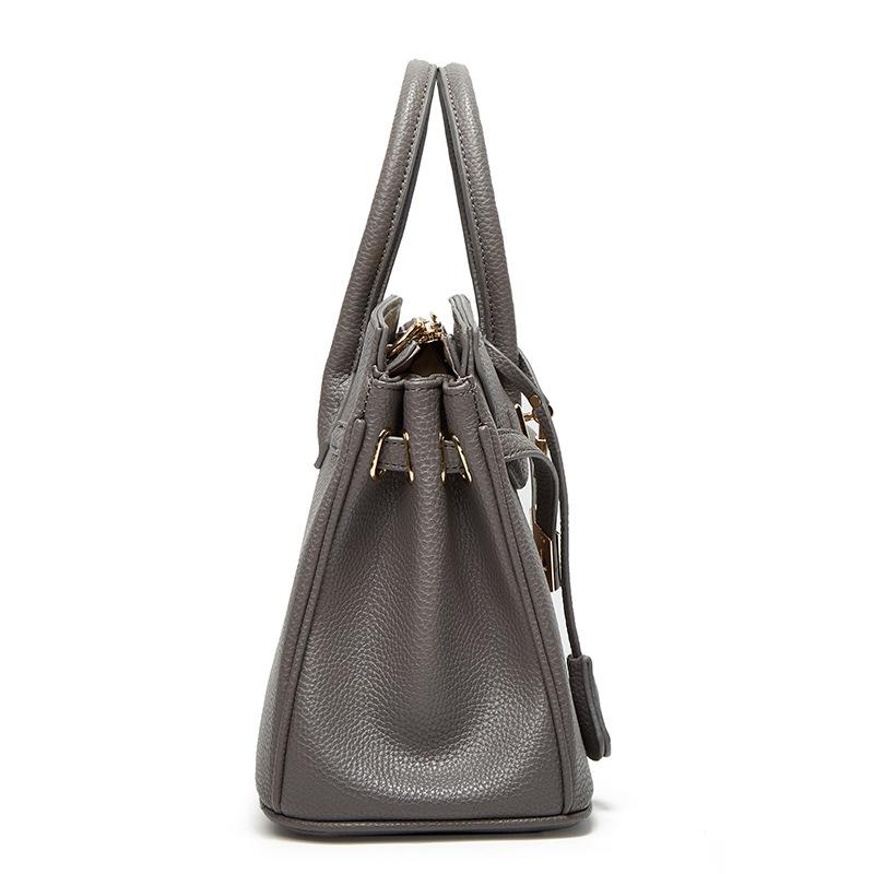 Trendy design new lock with lock shoulder bag large capacity high-end women's bag casual versatile fashion handbag