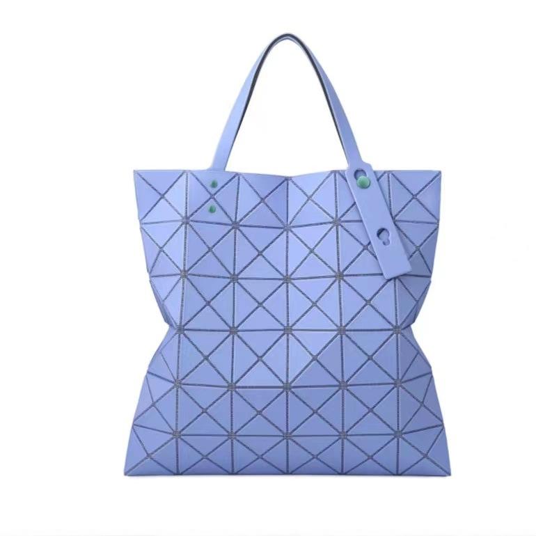 New 6-grid matte matte diamond bag, shoulder underarm bag, portable messenger women's bag, tote bag.