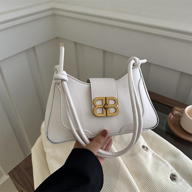 Autumn and winter women's bags, new fashionable work commuter cosmetic bags, underarm bags, popular single shoulder messenger bags