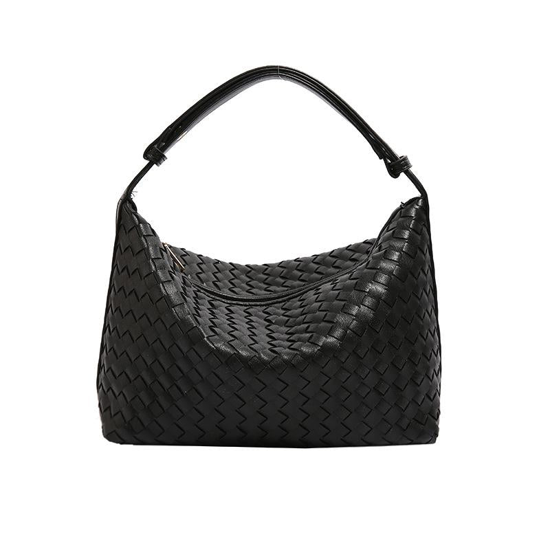 Fashion explosion high-end woven bag women's 2024 spring and summer new retro foreign style handbag commuter armpit bag