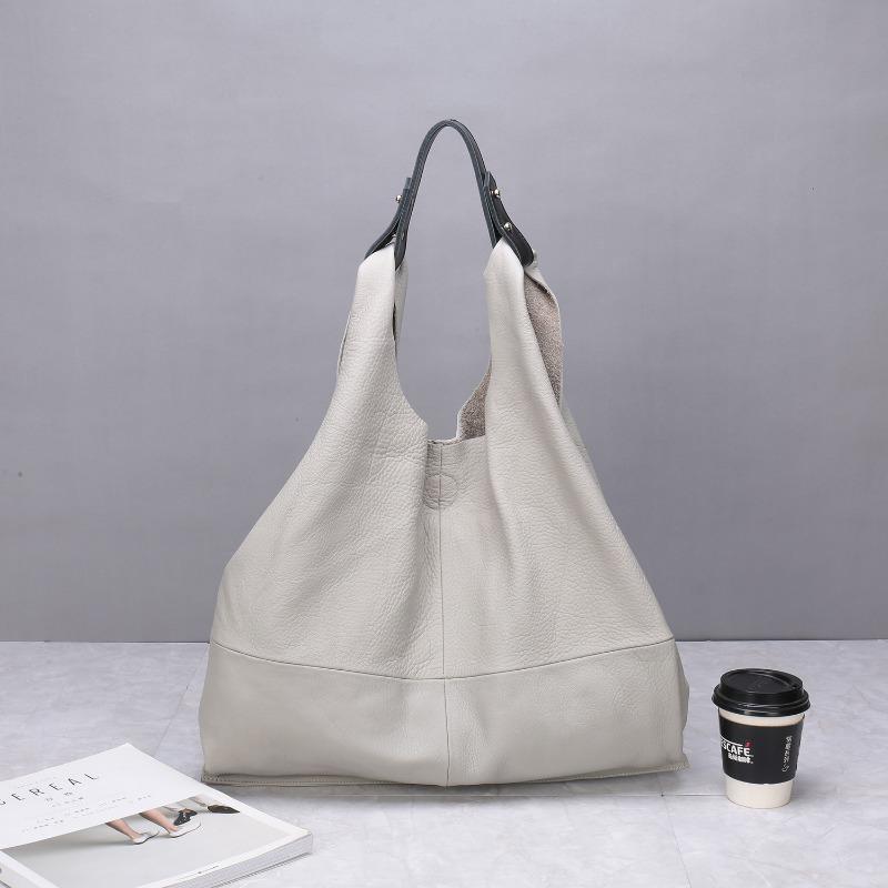 Autumn and winter new European and American crossbody shoulder bag portable layer leather simple cowhide women's bag