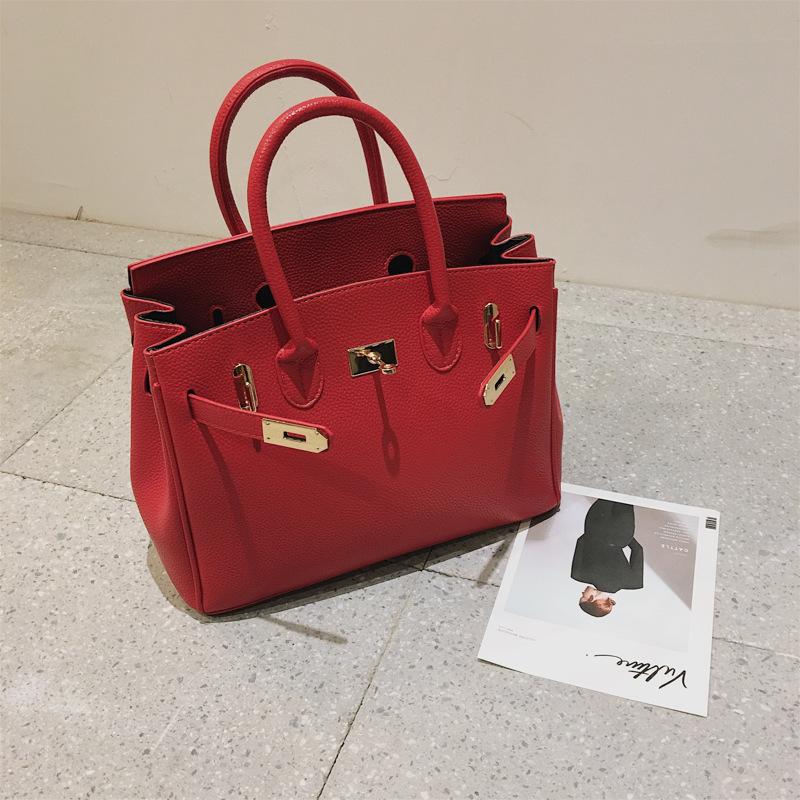 Red bag women's portable bridal bag fashion wedding 2020 new trendy large capacity temperament Kelly bag messenger bag