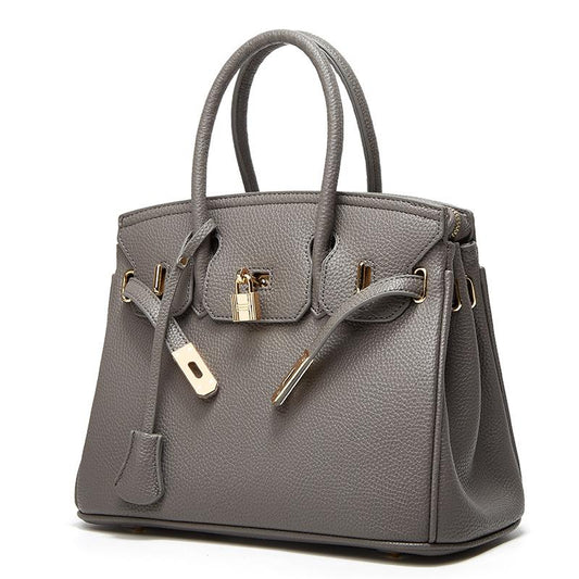 Trendy design new lock with lock shoulder bag large capacity high-end women's bag casual versatile fashion handbag