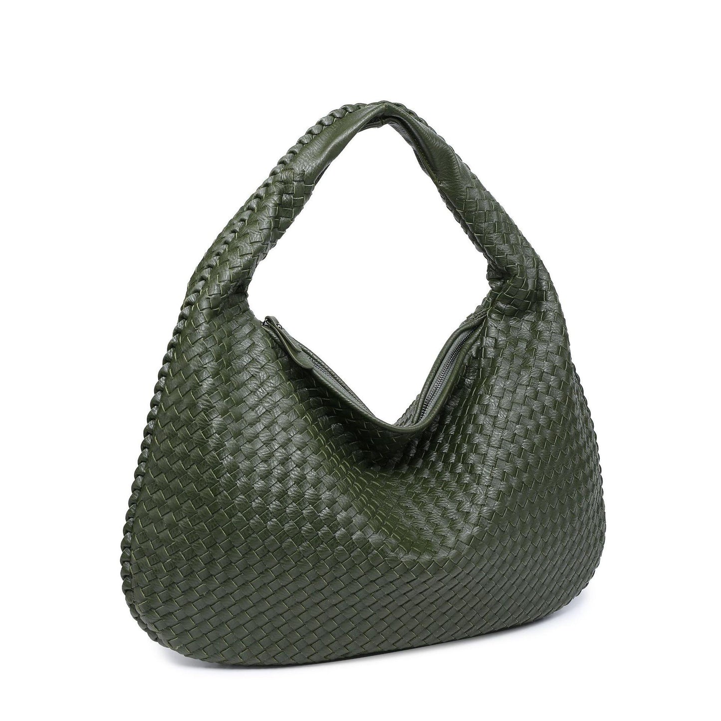 Woven women's dumpling bag big name shoulder bag big bag