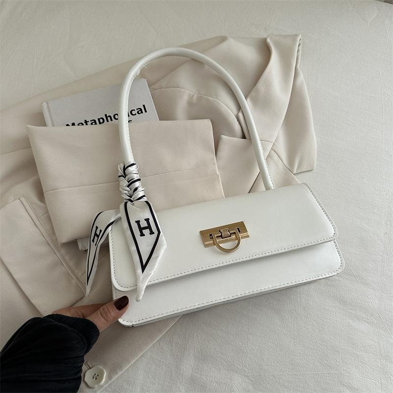 Summer bag women's 2024 new high-end texture niche handbag versatile women's explosive shoulder armpit bag