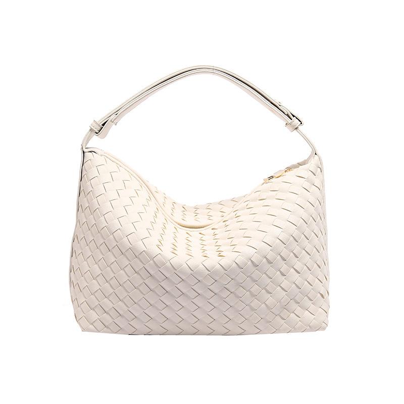 Fashion explosion high-end woven bag women's 2024 spring and summer new retro foreign style handbag commuter armpit bag