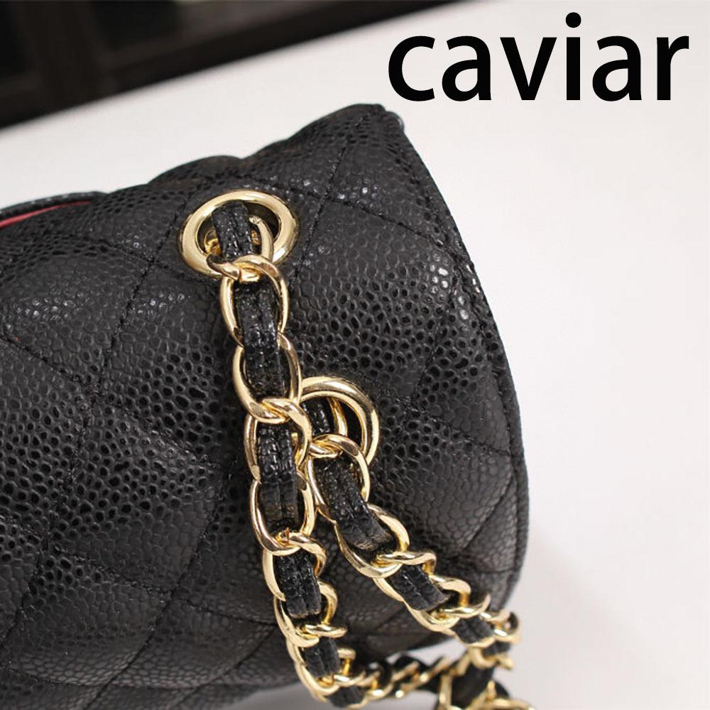 Classic Rhombus Designer Women's Bag Caviar Leather Women's Shoulder Bag Sheepskin Crossbody CF Flip Bag